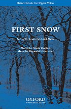 First Snow SA choral sheet music cover Thumbnail